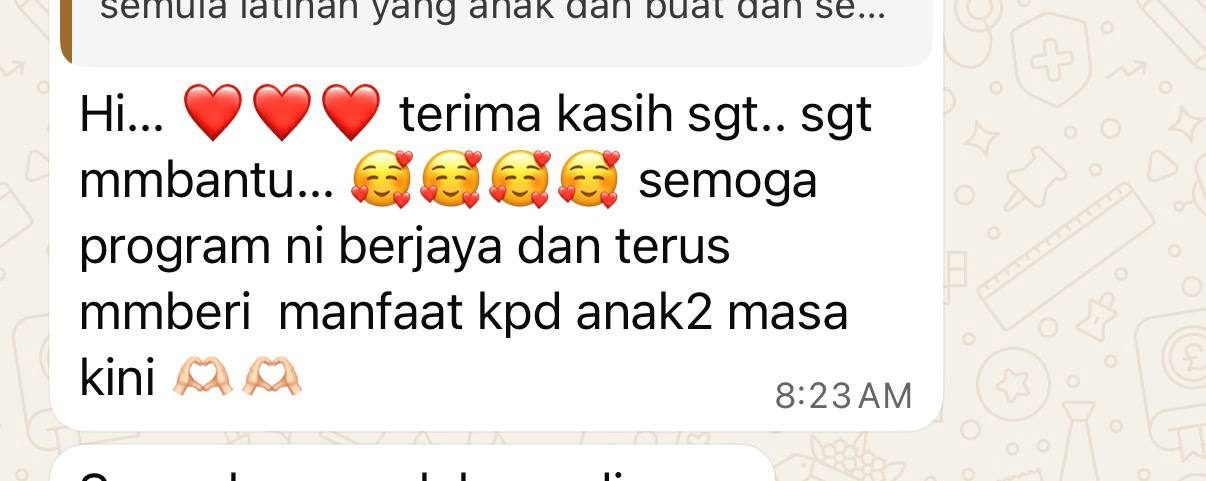 Maklum balas ibu bapa TPScore 1
