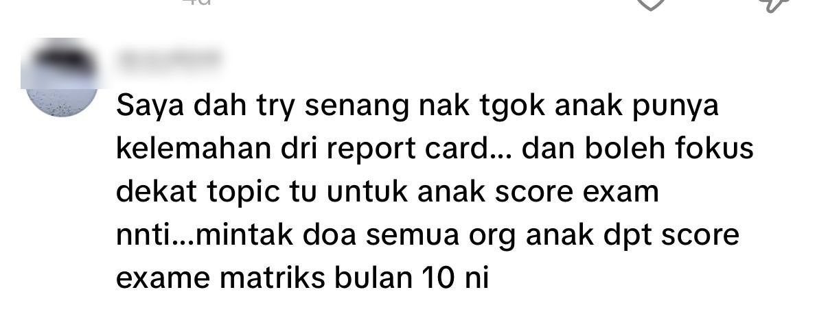 Maklum balas ibu bapa TPScore 3